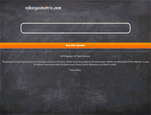 Tablet Screenshot of cyborgasmatrix.com